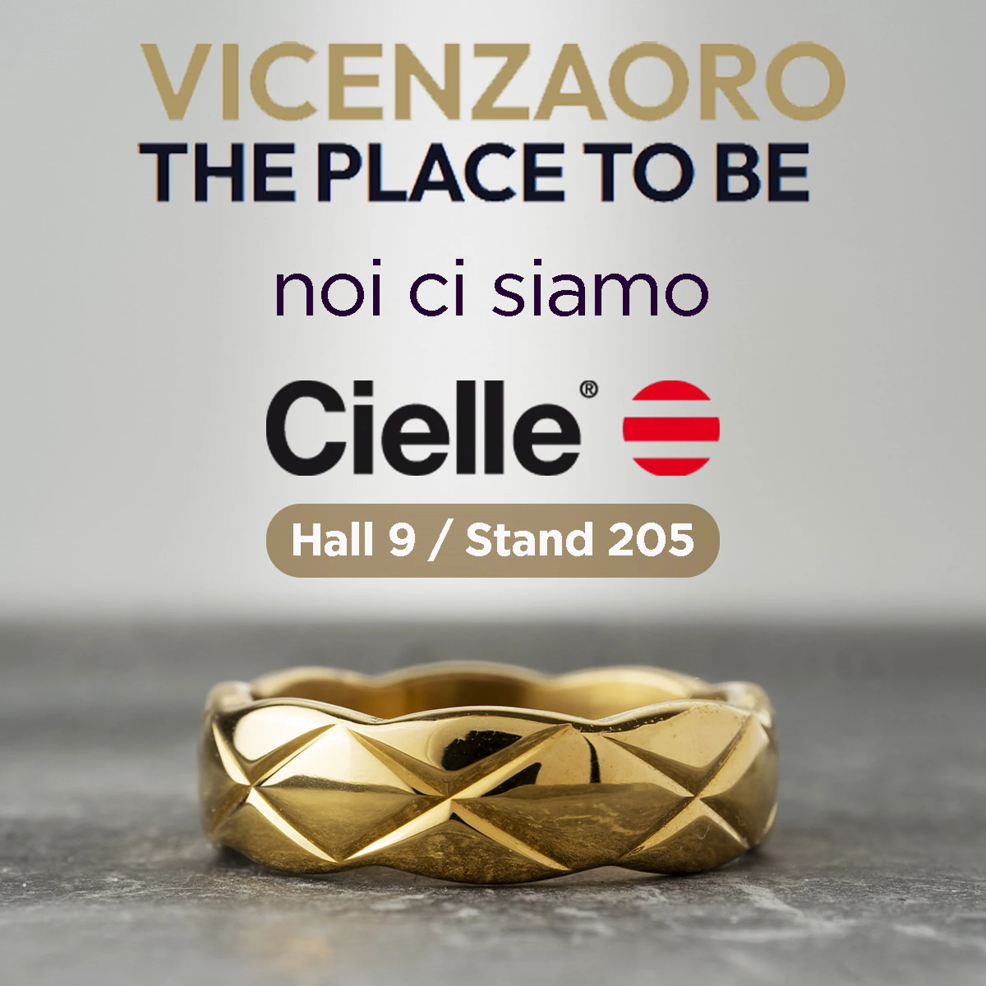 DA DOMANI SIAMO A T-GOLD – VICENZAORO 