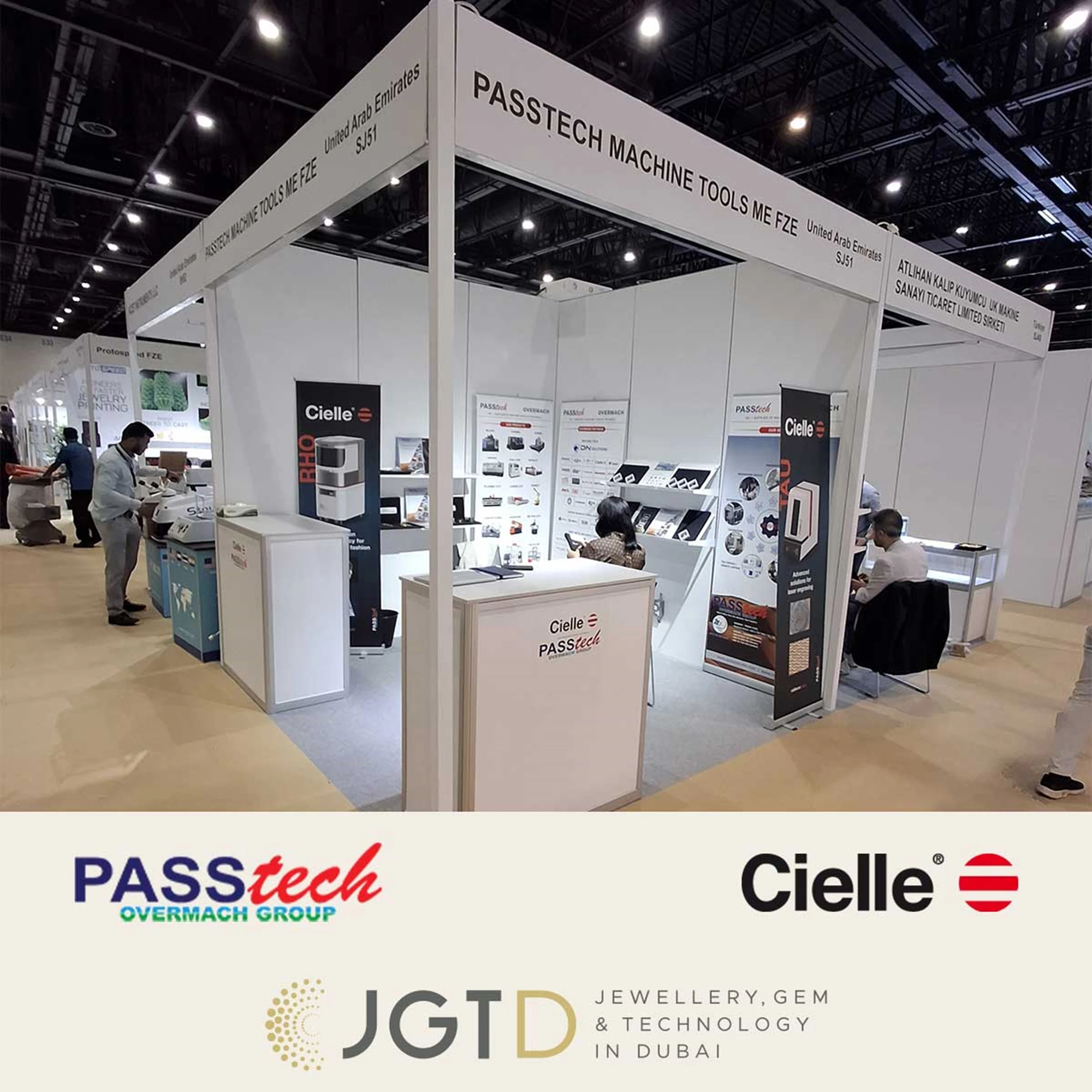Estamos na feira de joias da JGTD em Dubai