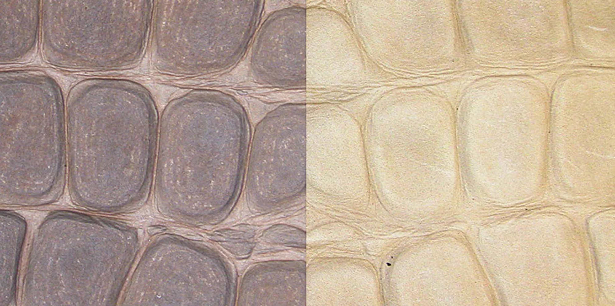 Des pantographes pour reproduire fidèlement la texture du cuir fin